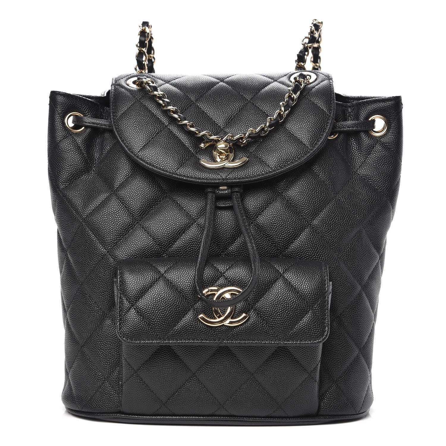 Chanel Caviar Quilted Backpack Bag Black 1 of 8