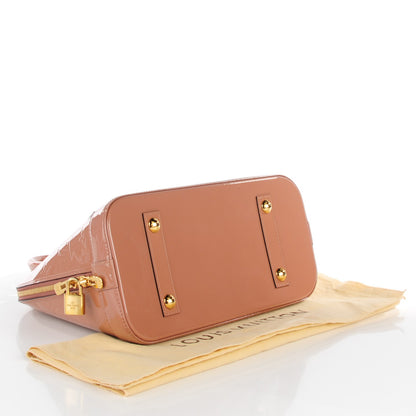Louis Vuitton Vernis Alma PM Rose Velours 4 of 7