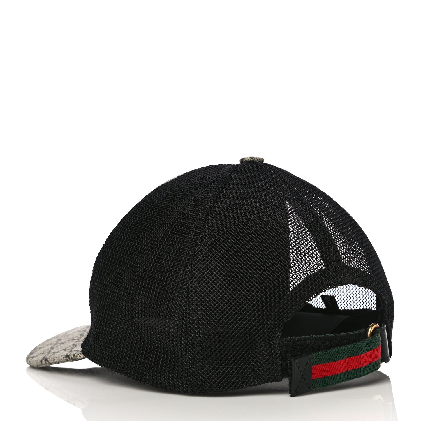 GG Supreme Monogram Kingsnake Print Baseball Hat L 59 Beige