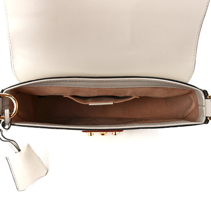 Gucci Guccissima Web Medium Padlock Messenger Shoulder Bag White 4 of 12