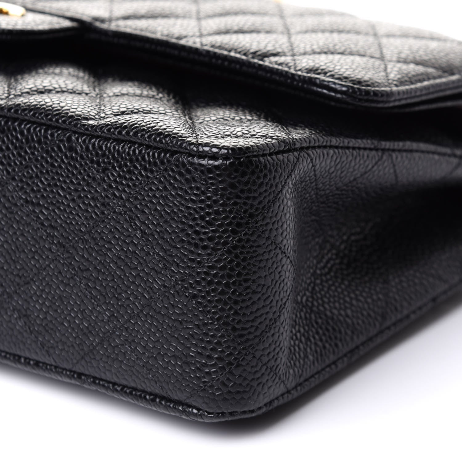 Chanel Caviar Quilted Medium Double Flap Black 10 of 11