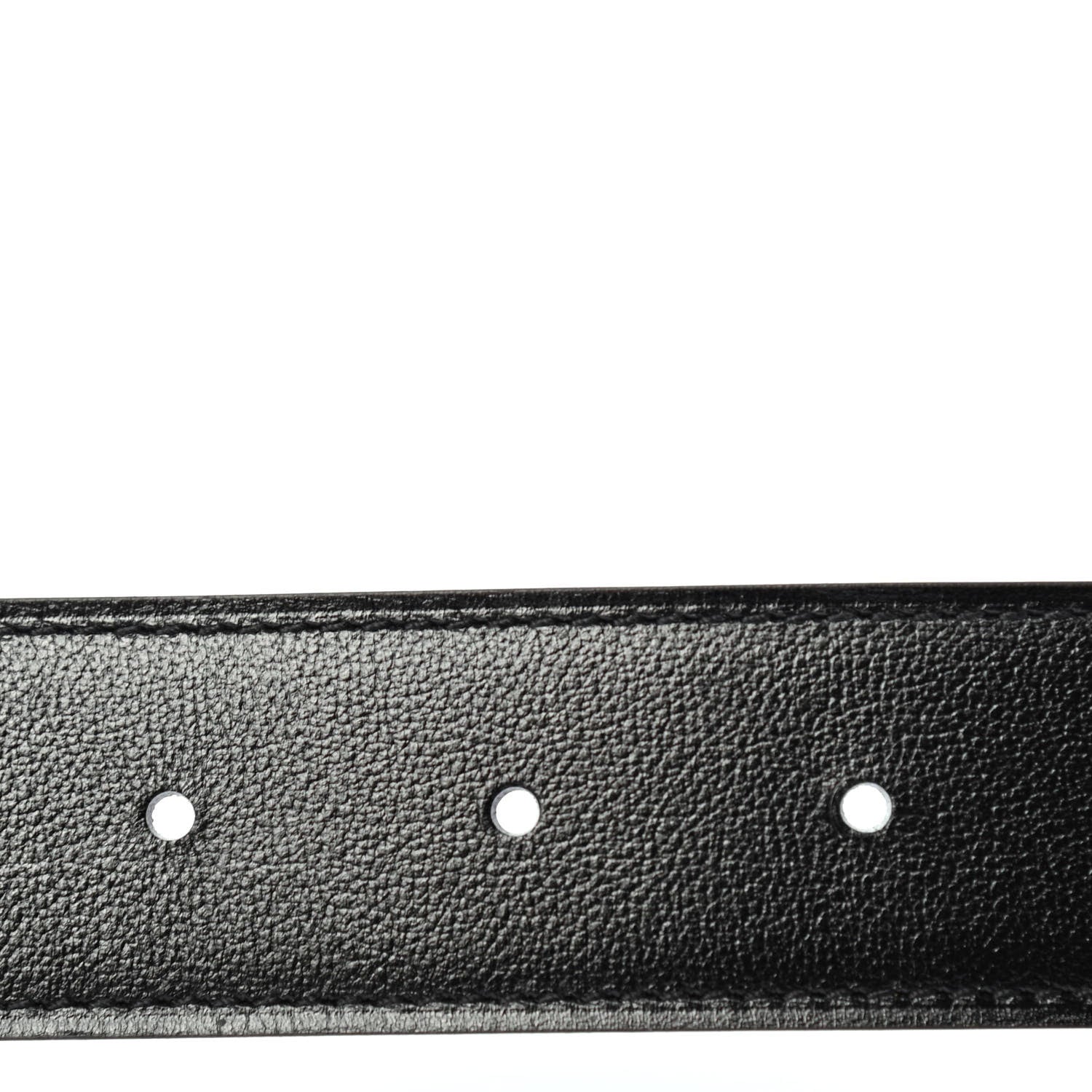 Hermes Box Togo 32mm H Belt 95 Black Gold 4 of 4