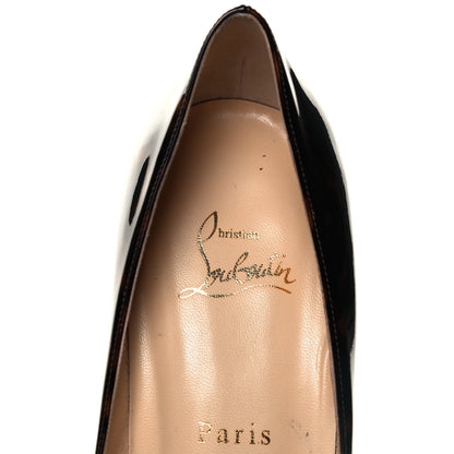 Christian Louboutin Patent Tartaruga Decollete 554 70 Pumps 40 Testa Di Moro 7 of 8