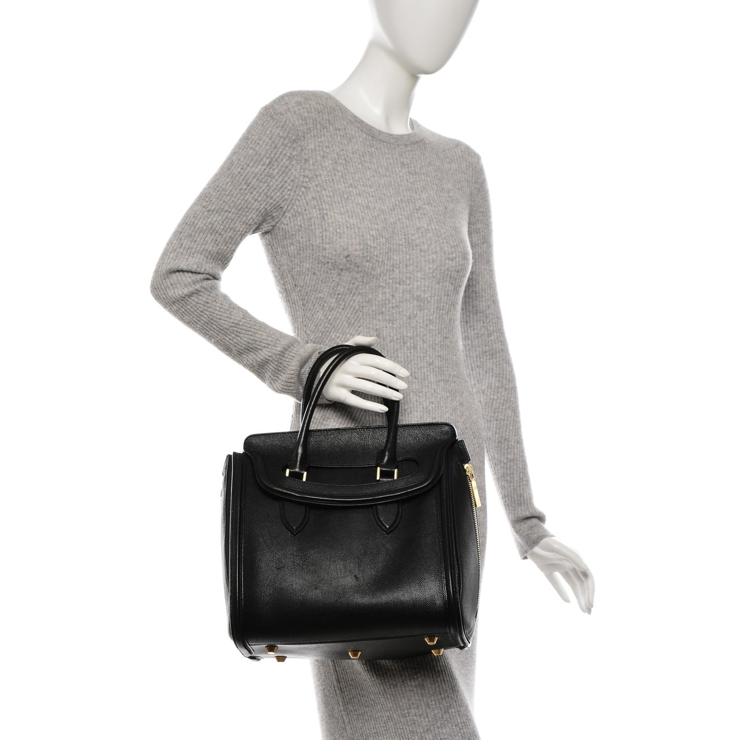 Calfskin Large Heroine Black