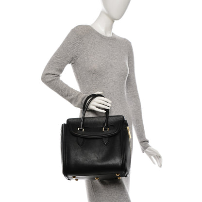 Alexander McQueen Calfskin Large Heroine Black 2 of 8
