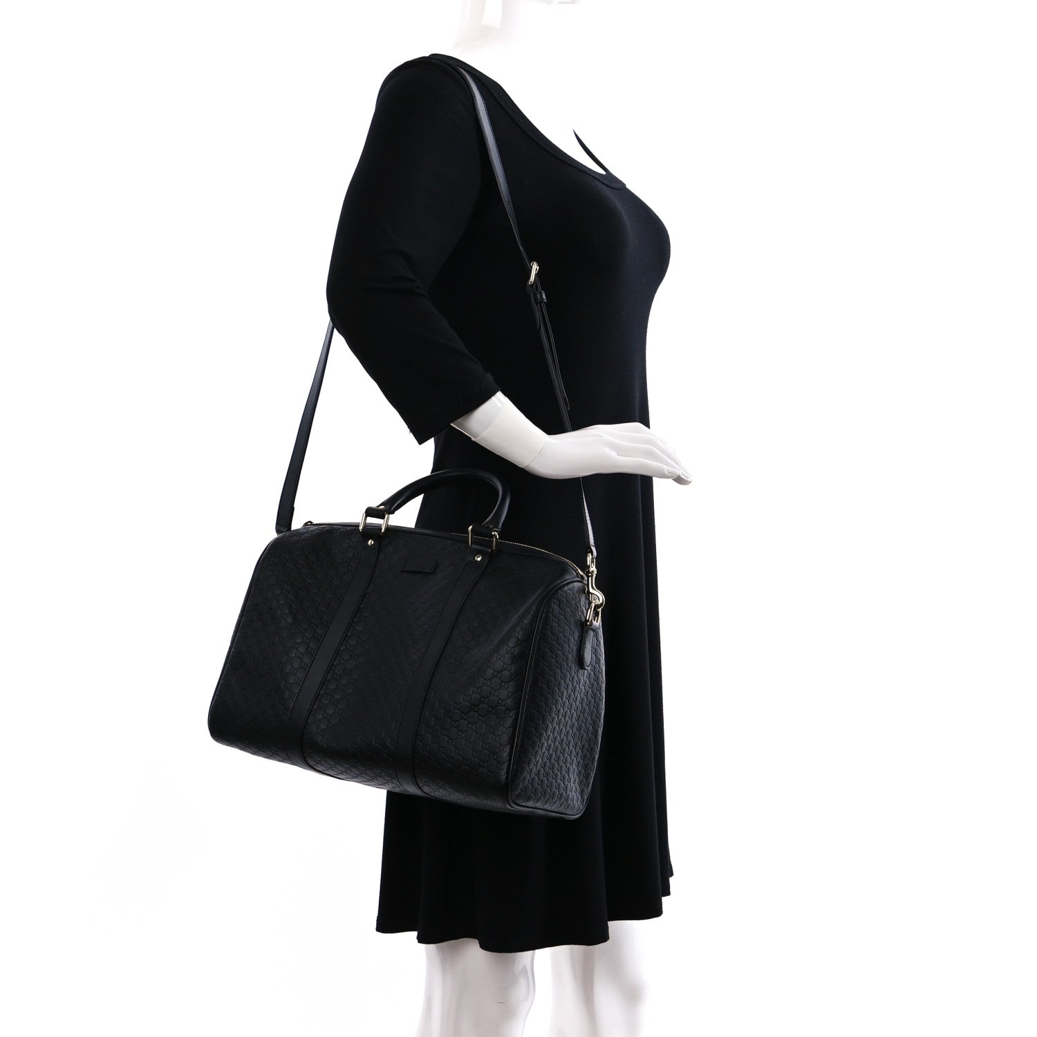 Gucci Microguccissima Medium Joy Boston Black 2 of 9