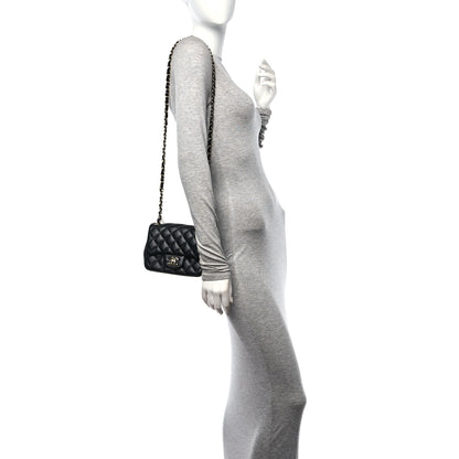Chanel Lambskin Quilted Mini Square Flap Black 2 of 10