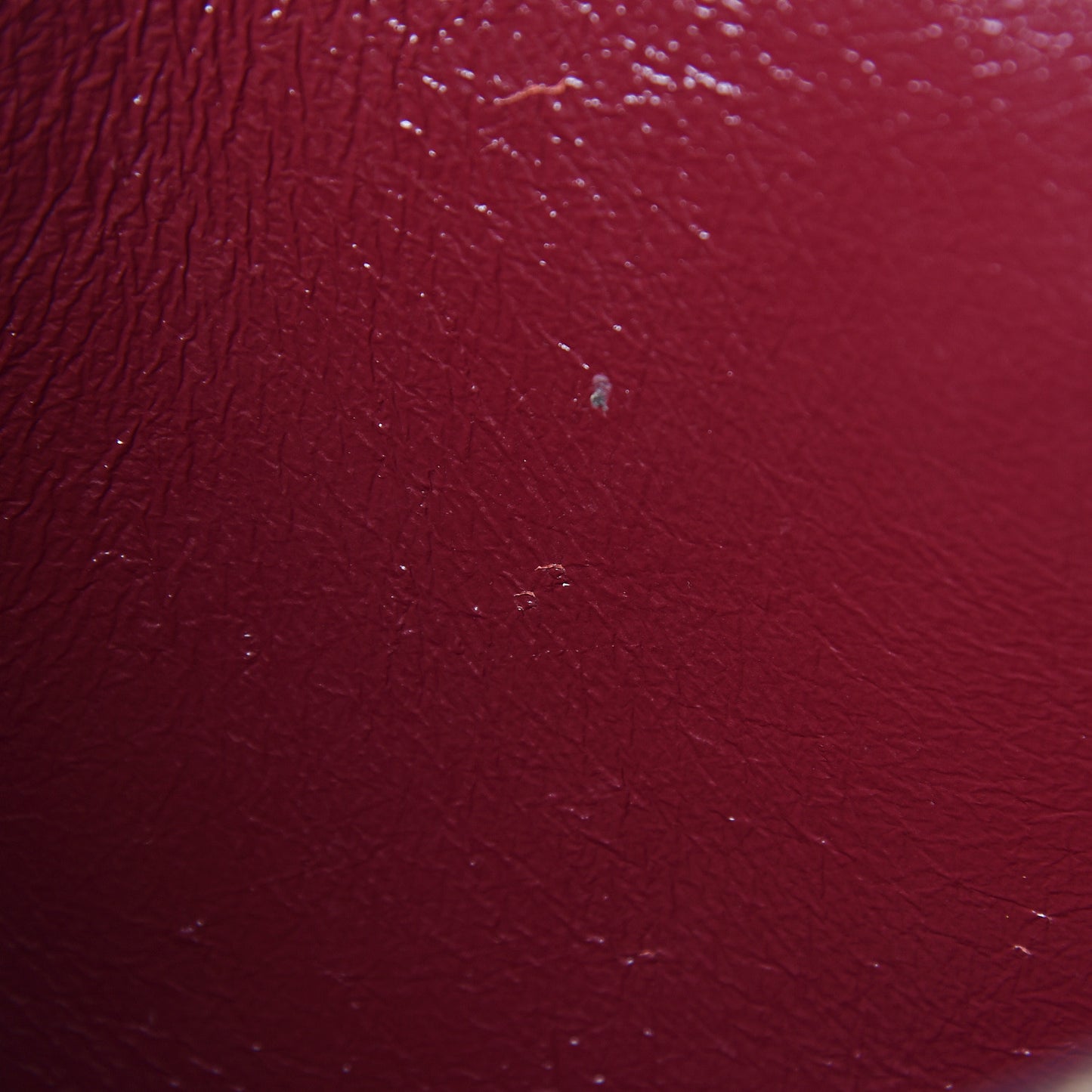 Grained Calfskin Grind Shopper Tote Red