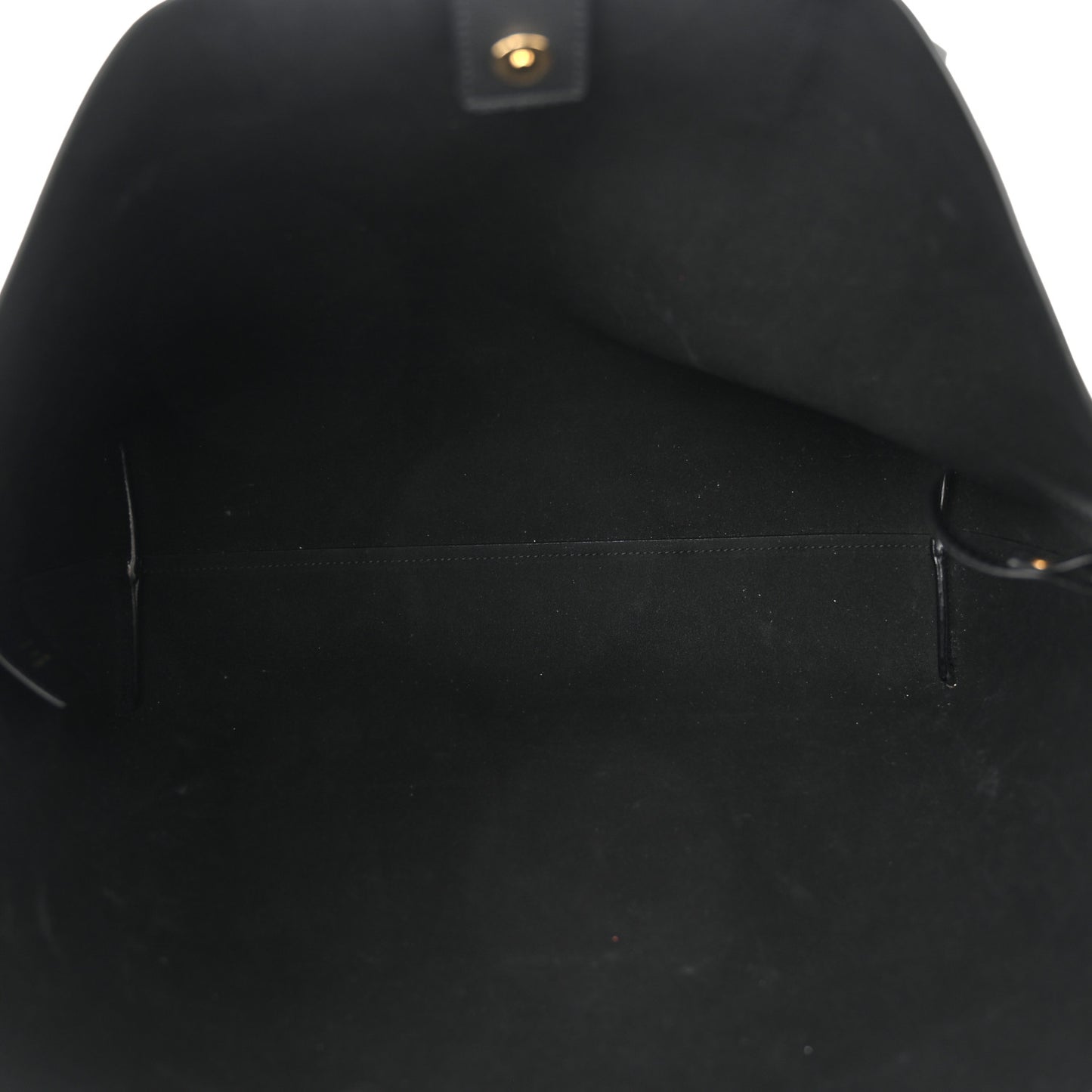Calfskin Large Shopping Tote Black