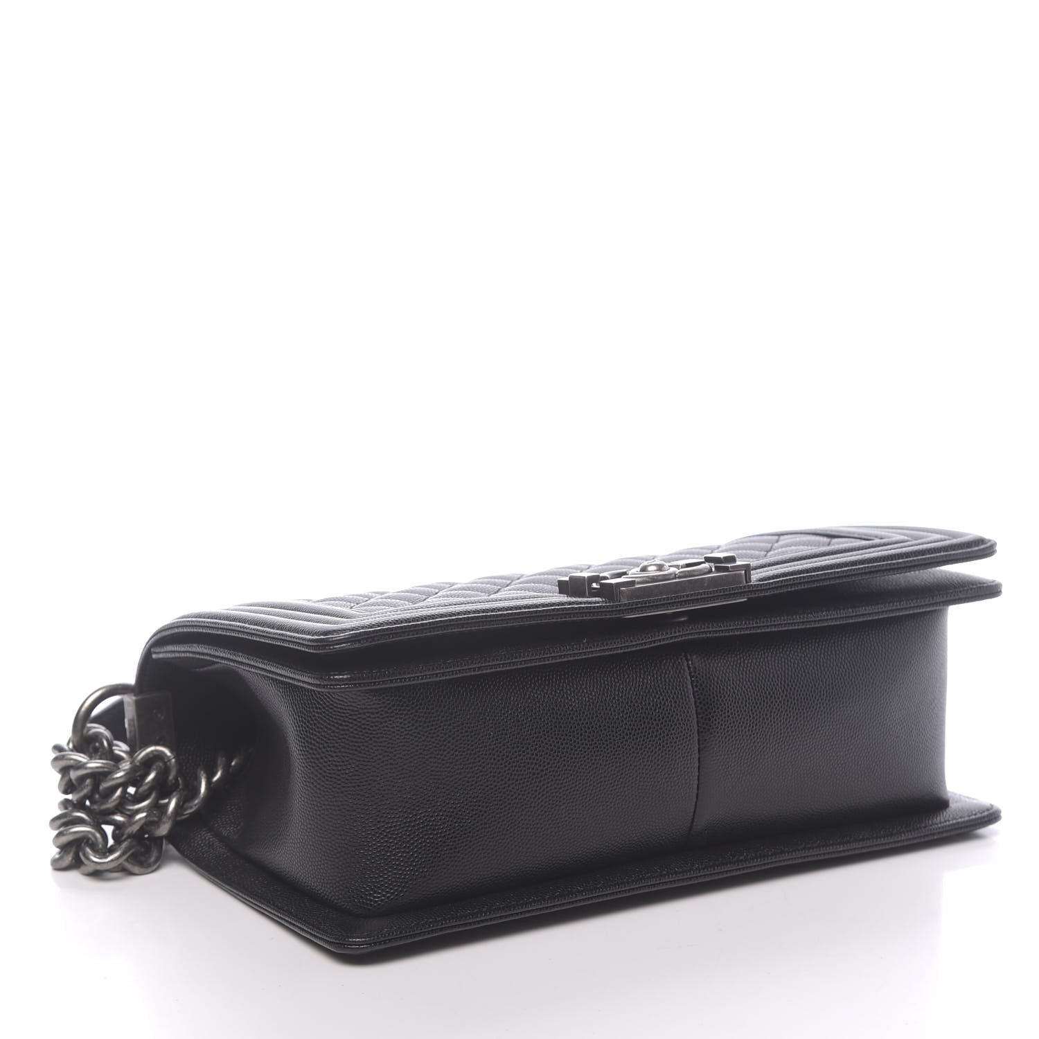 Chanel Caviar Quilted Medium Boy Flap Black 5 of 12