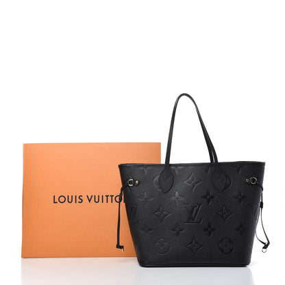 Louis Vuitton Empreinte Monogram Giant Neverfull MM Black 10 of 10