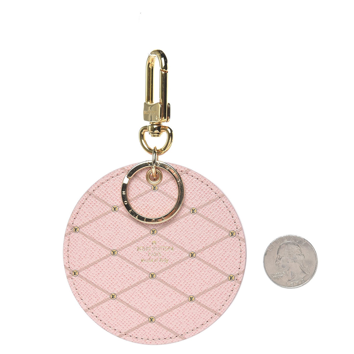 Damier Azur Summer Trunks Bag Charm Key Holder