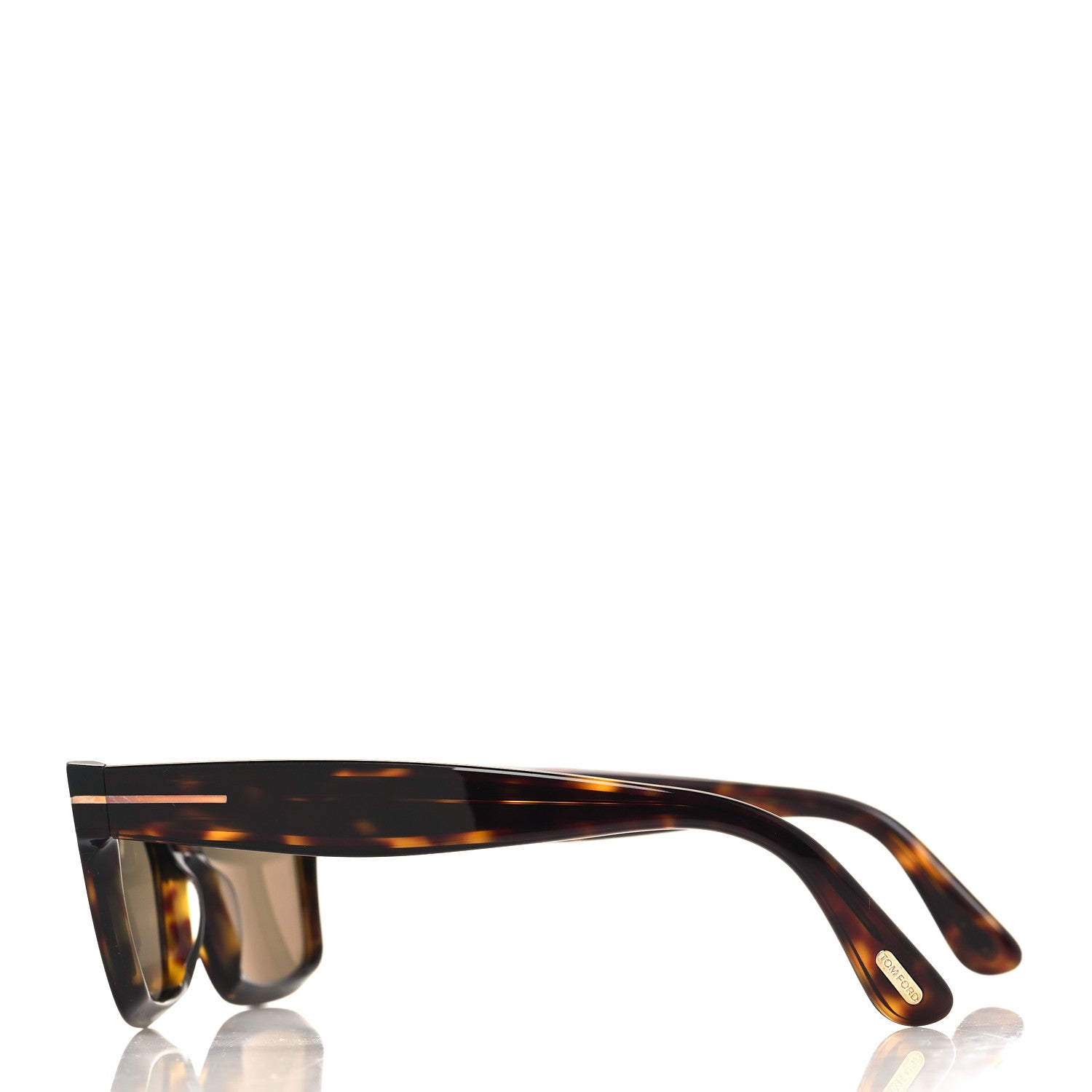 Tom Ford Acetate Polarized Mikel Square Sunglasses TF1085 Tortoise 3 of 8