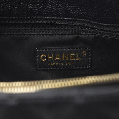 Chanel Caviar Quilted Grand Shopping Tote GST Black 5 of 9