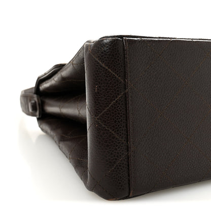 Chanel Caviar Quilted Medium Kelly Flap Brown 8 of 9
