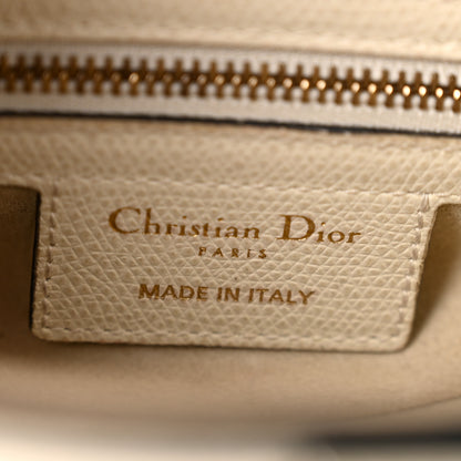 Christian Dior Grained Calfskin Saddle Bag White 6 of 14