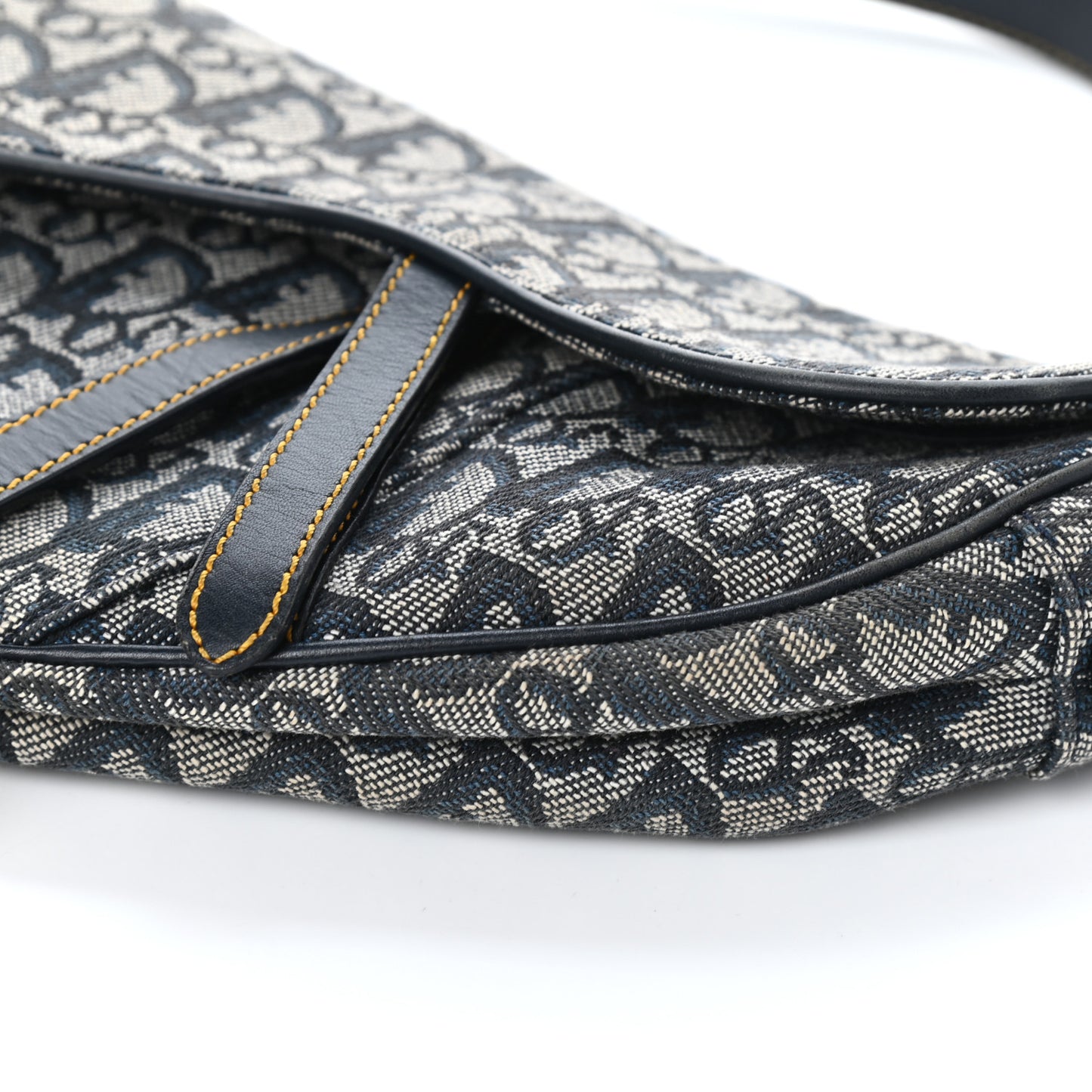 Monogram Saddle Bag Blue