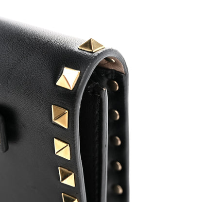 Valentino Garavani Nappa Rockstud Wristlet Clutch Black 14 of 15