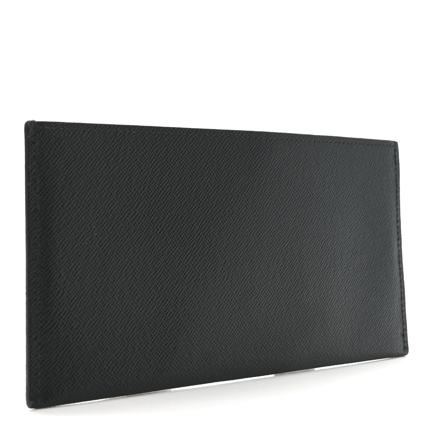 Calfskin Felicie Chain Wallet Card Holder Insert Black