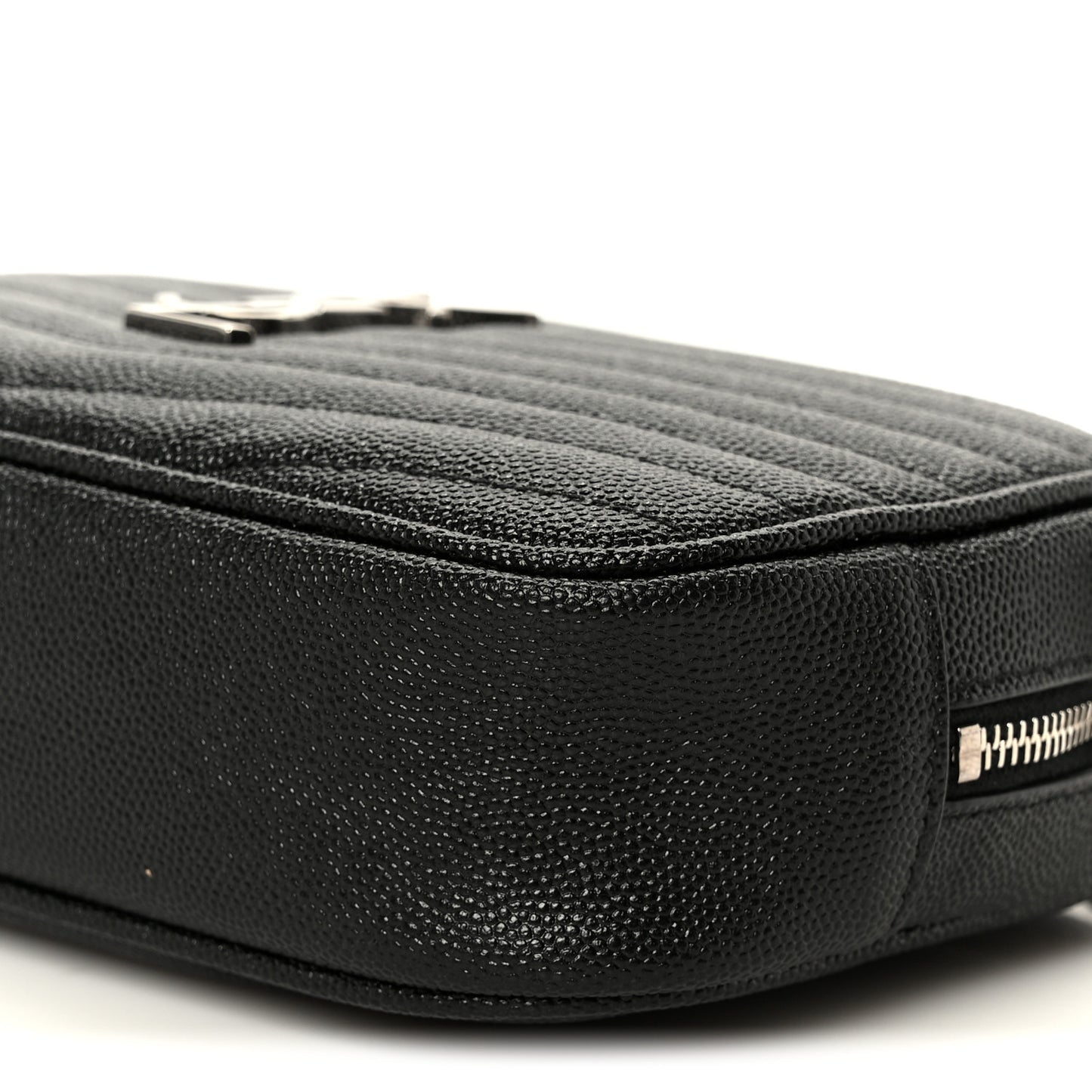 Grain De Poudre Matelasse Monogram Mini Lou Camera Bag Black