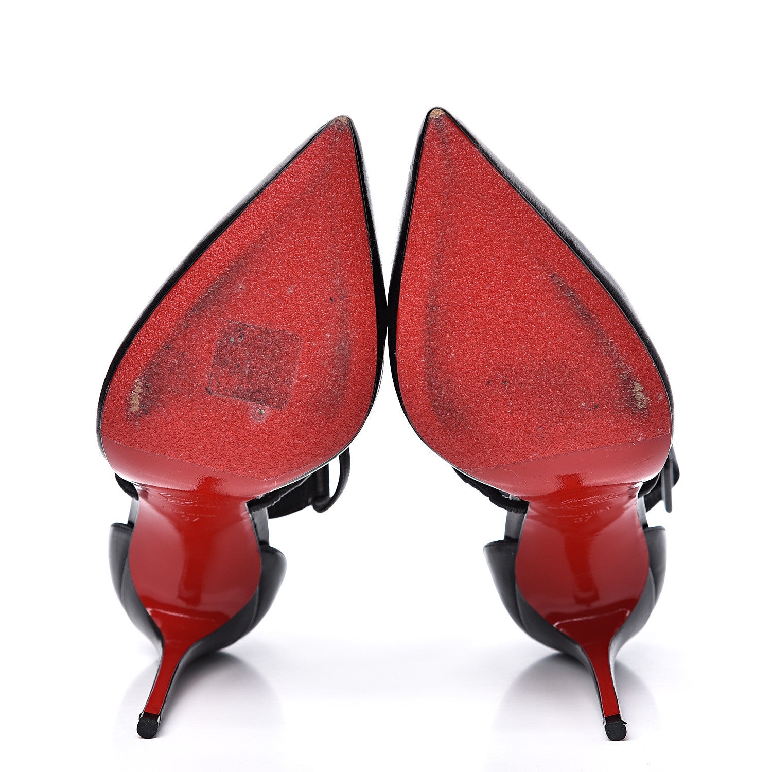 Christian Louboutin Shiny Nappa Suzanna 100 Pumps 37 Black 5 of 13
