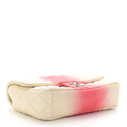 Chanel Caviar Quilted Ombre Medium Single Flap White Rose Pink 5 of 11