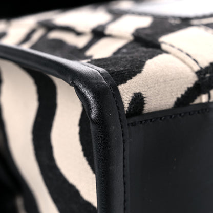 Marc Jacobs Cotton Canvas Zebra Tiger Print Mini The Traveler Tote Bag 10 of 12