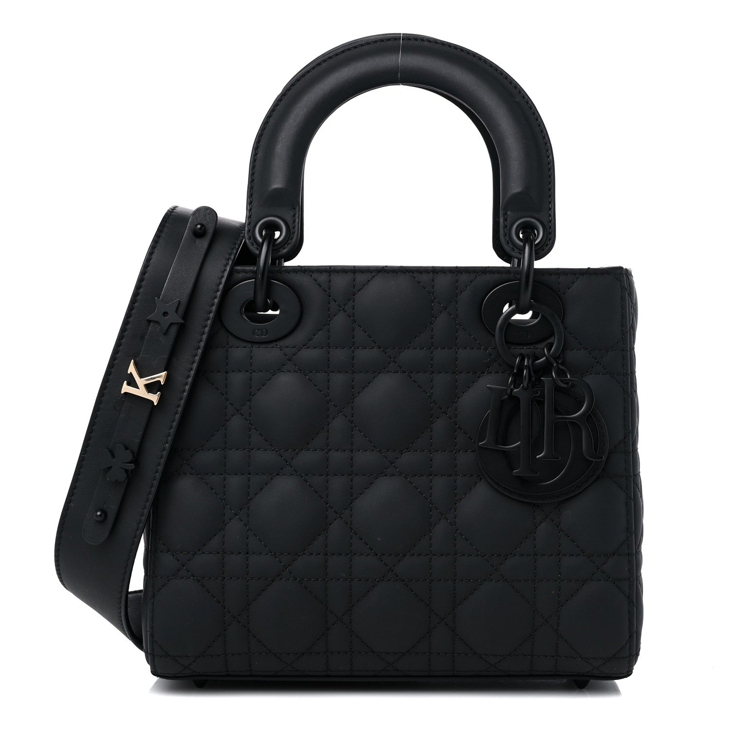 Christian Dior Ultra Matte Calfskin Cannage Small My ABCDior Lady Dior Black 1 of 14