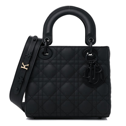 Christian Dior Ultra Matte Calfskin Cannage Small My ABCDior Lady Dior Black 1 of 14