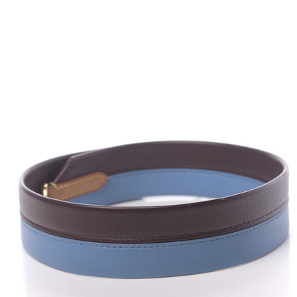 Louis Vuitton Calfskin Cluny MM Shoulder Strap Blue Glacial 2 of 4