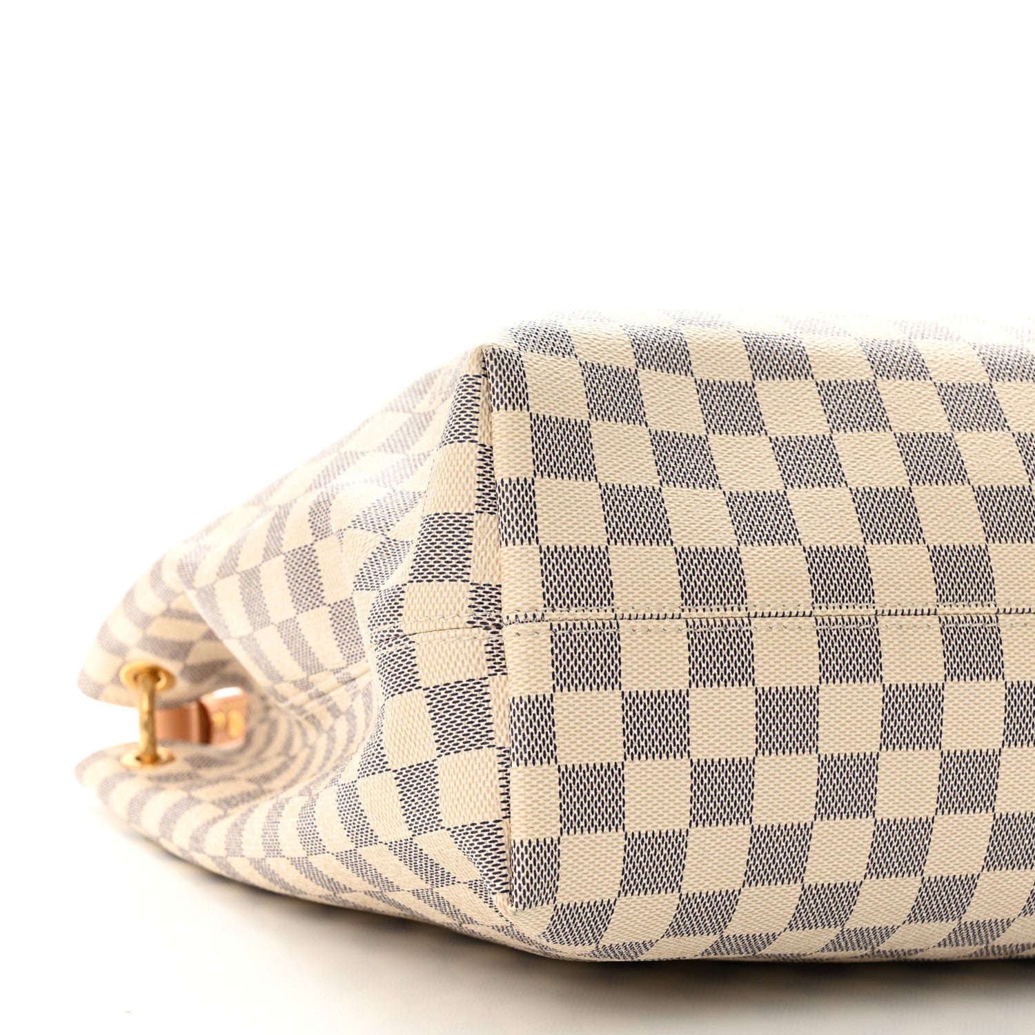 Louis Vuitton Damier Azur Graceful MM Rose Ballerine 8 of 9