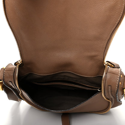 Chloe Calfskin Medium Marcie Round Zip Crossbody Nut 5 of 10