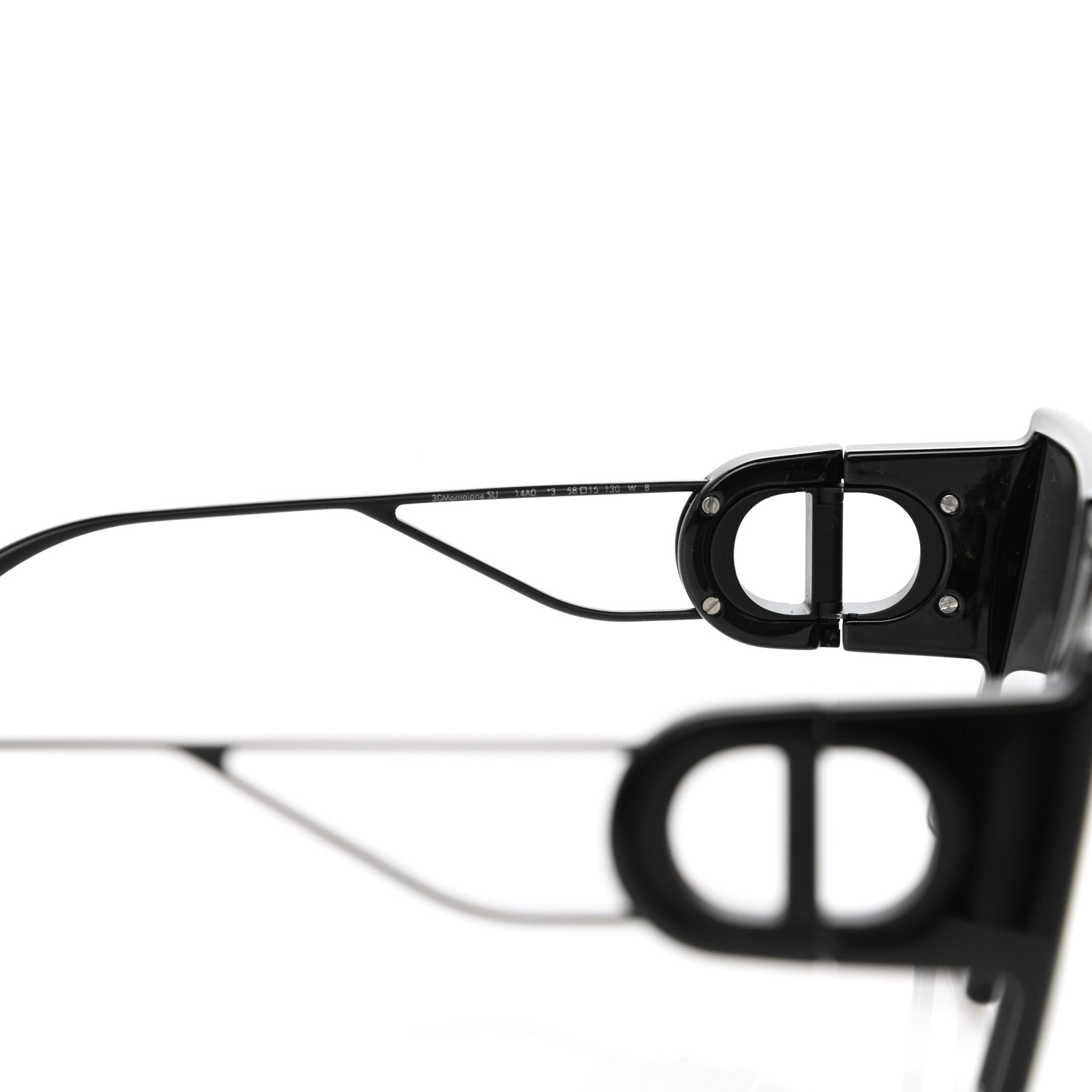 Christian Dior Square 30 Montaigne Sunglasses Black 6 of 7