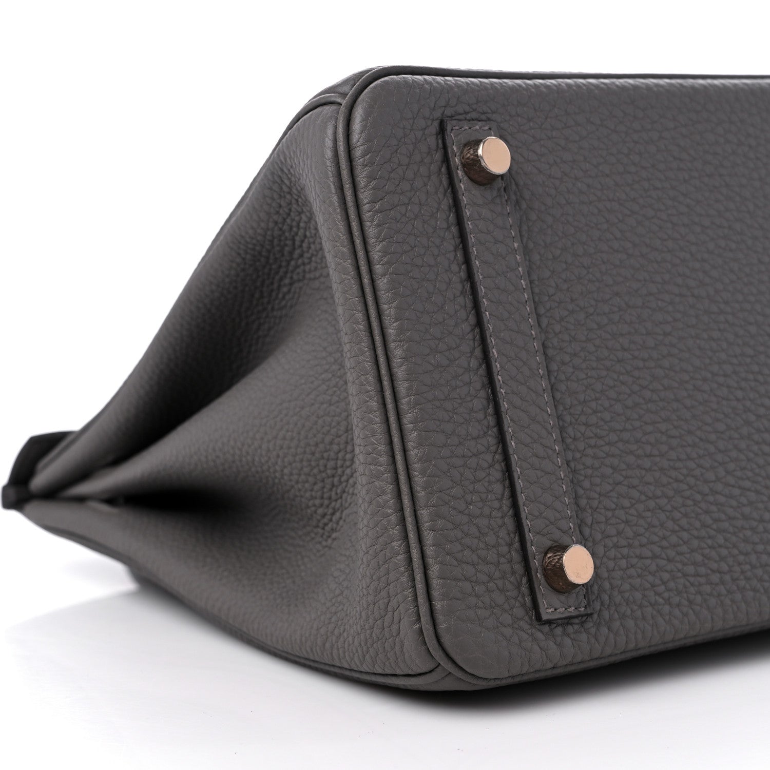 Hermes Togo Birkin 30 Etain 8 of 10