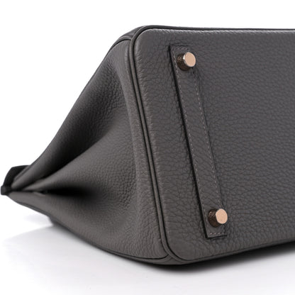 Hermes Togo Birkin 30 Etain 8 of 10