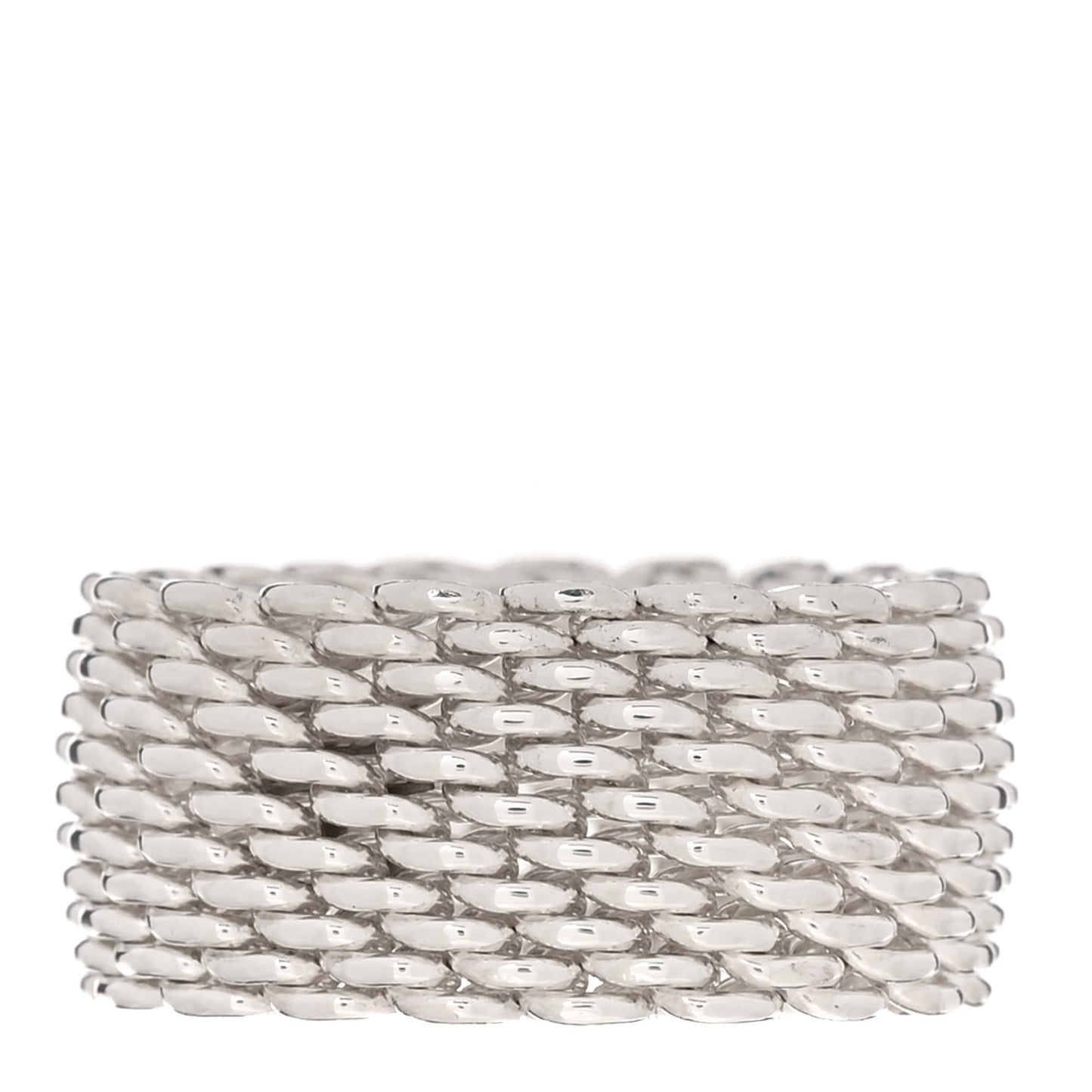 Sterling Silver Somerset Mesh Ring 54 6.75
