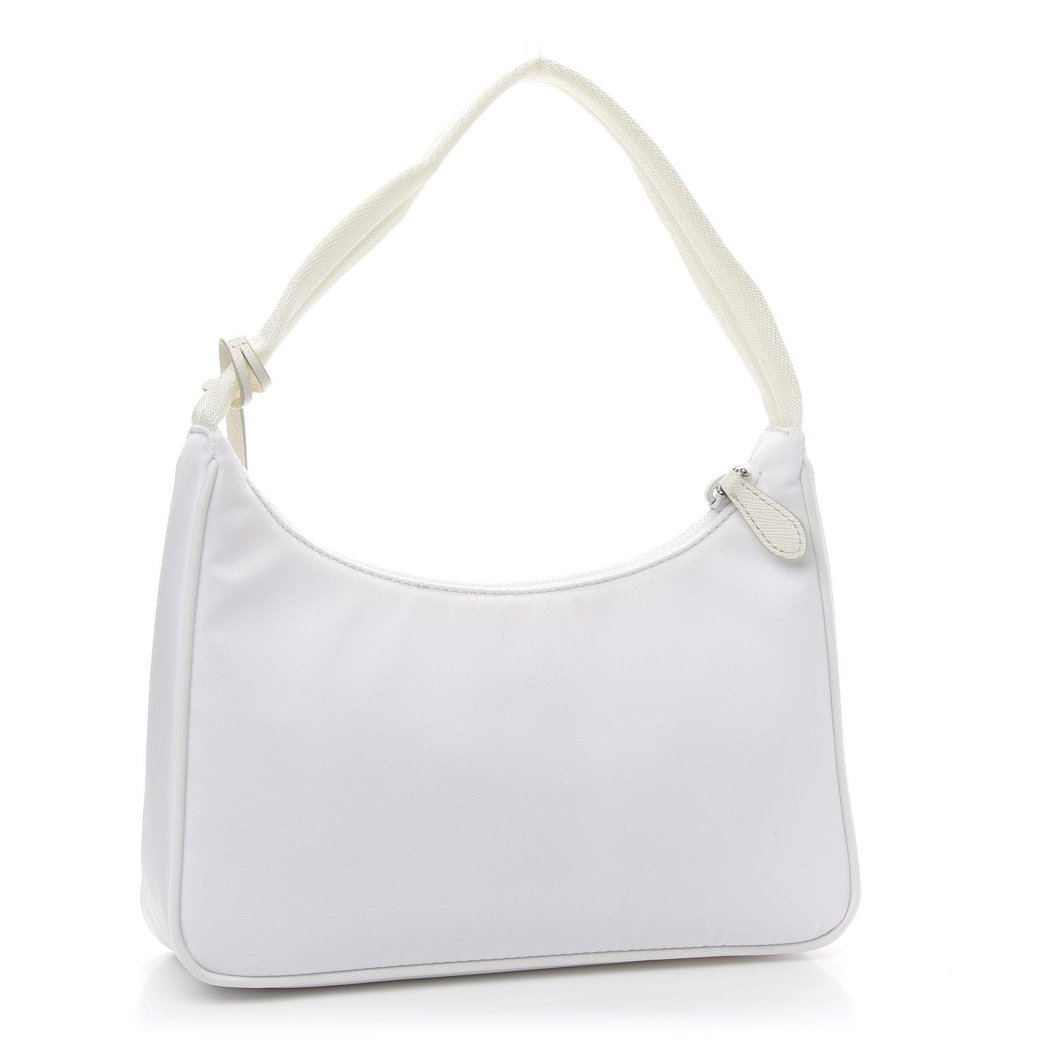 Prada Tessuto Nylon Mini Re-Edition 2000 Bag White 3 of 9