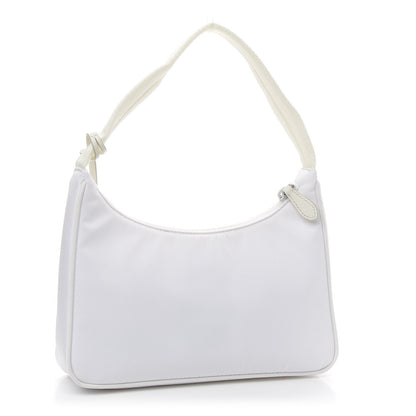 Prada Tessuto Nylon Mini Re-Edition 2000 Bag White 3 of 9