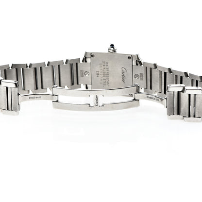 Cartier Stainless Steel 20mm Tank Francaise Quartz Watch 5 of 5