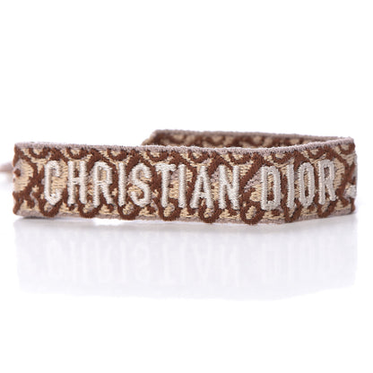 Christian Dior Woven Cotton J'Adior Friendship Bracelet 4 of 4