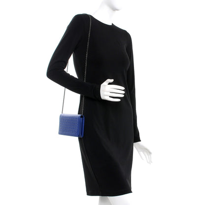 Bottega Veneta Nappa Intrecciato Continental Wallet on Chain Cobalt 2 of 9