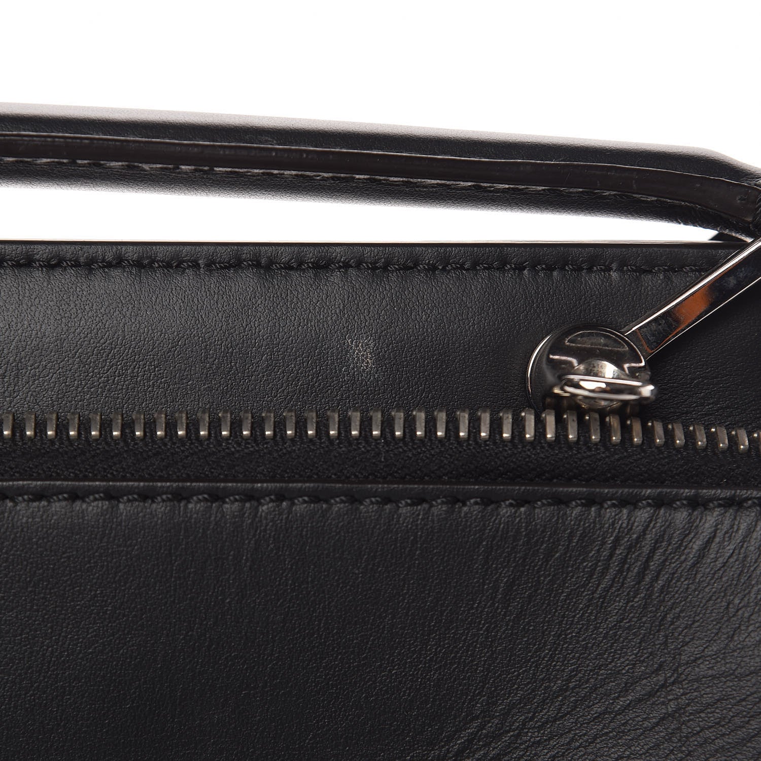 Fendi Calfskin Flowerland Medium Dotcom Satchel Black Multicolor 10 of 14