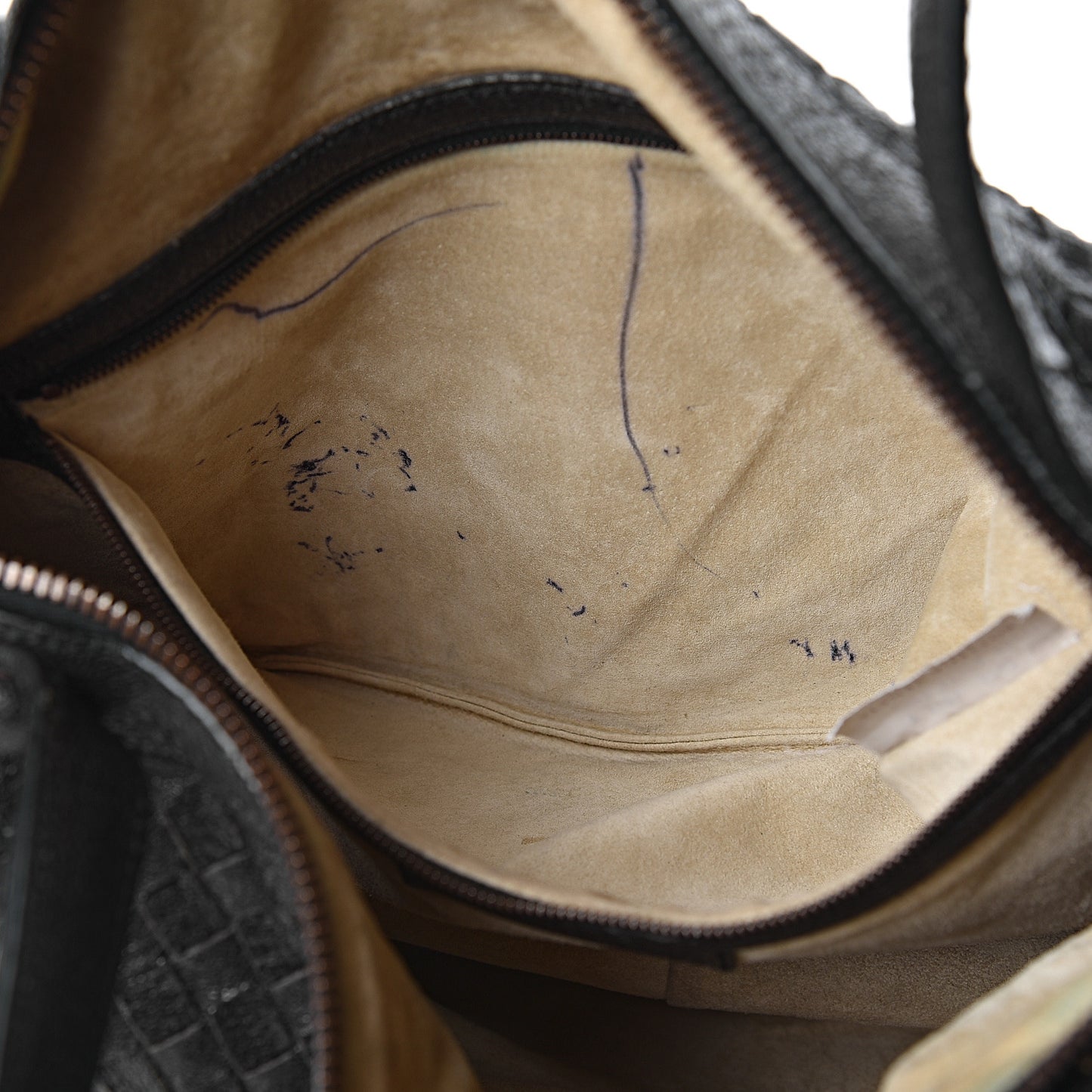 Goatskin Intrecciato Belly 76 Bag Matita
