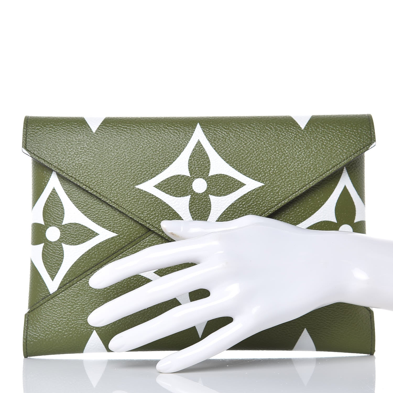 Louis Vuitton Monogram Giant Large Kirigami Pochette Kaki 2 of 8