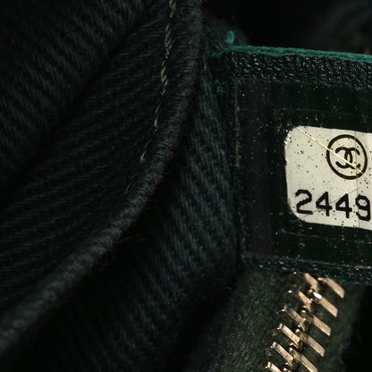 Chanel Calfskin Chevron Quilted Small Coco Handle Flap Green 7 of 10
