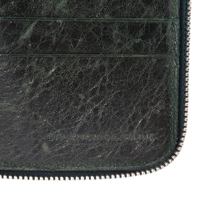 Balenciaga Chevre Giant 12 Silver Hardware Compagnon Wallet Evergreen 9 of 12