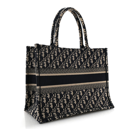 Christian Dior Oblique Medium Book Tote Blue Multicolor 3 of 14