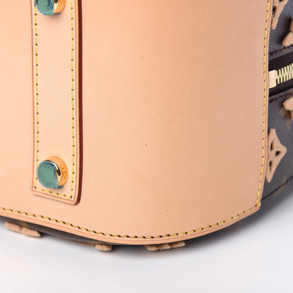 Louis Vuitton Monogram Tuffetage Deauville Cube Caramel 11 of 12