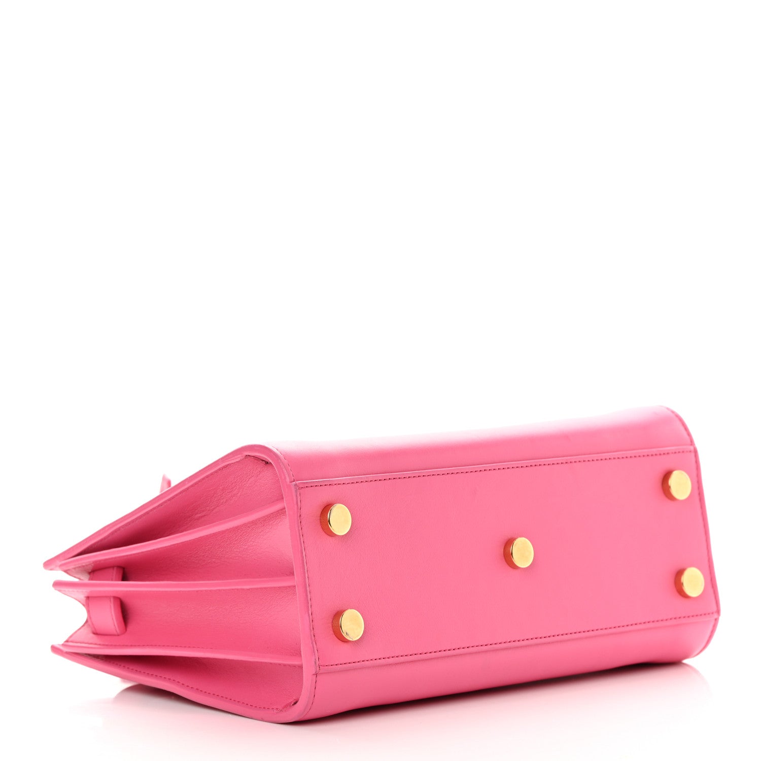Saint Laurent Calfskin Sac De Jour Nano Lipstick Fuchsia 4 of 15
