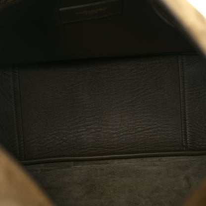 Saint Laurent Suede Large Le 5 A 7 Soft Hobo New Barley 5 of 12